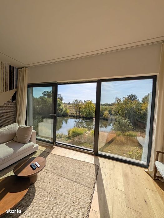 Belair Lake – Pipera Nord | 3 cam vedere lac | 100mp balcon + parcare
