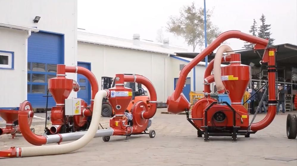 Transportor pneumatic pentru cereale NOU, 14,5TO/ORA. Suflanta cereale