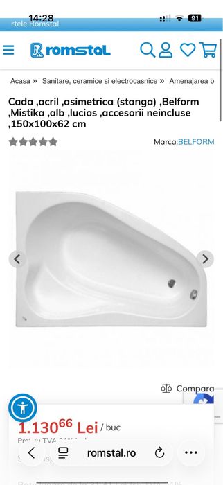 Cada belform pe colt ca noua romstal