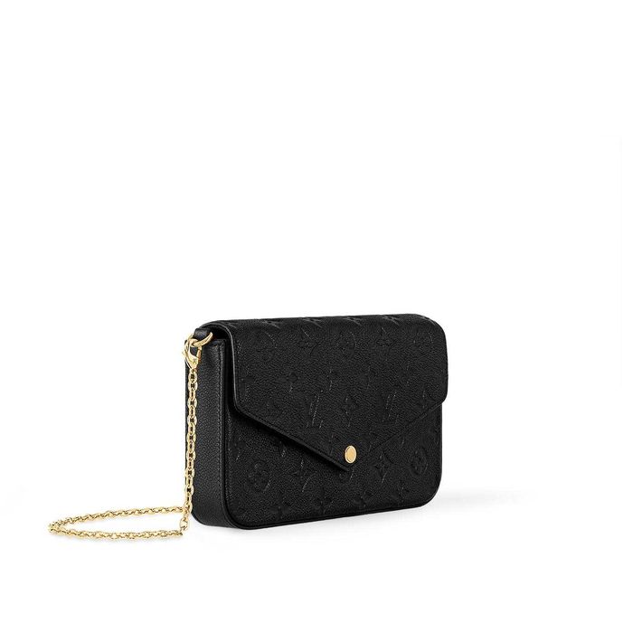 Louis Vuitton Félicie Pochette Empreinte оригинална дамска официална чанта