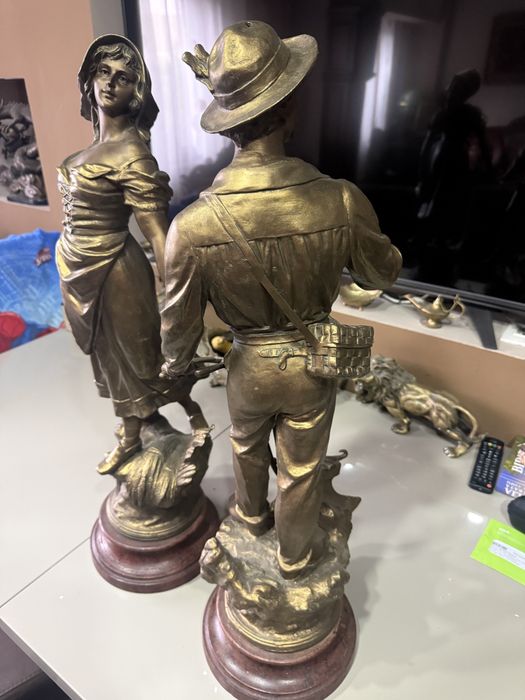 Set statuete antimoniu 80 cm