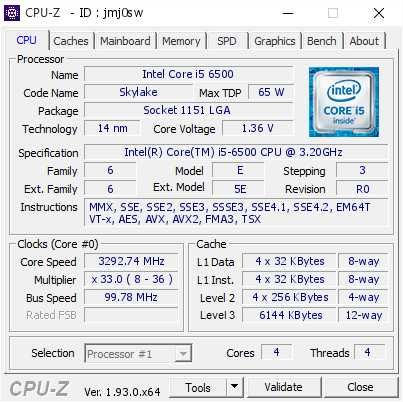 Procesor Intel Core i5-6500 3,20GHz Turbo 3,60Ghz Skylake, 6MB Socket 1151  80 lei