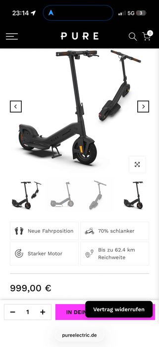 Trotinetă Elecitrica McLaren Pure Advance
