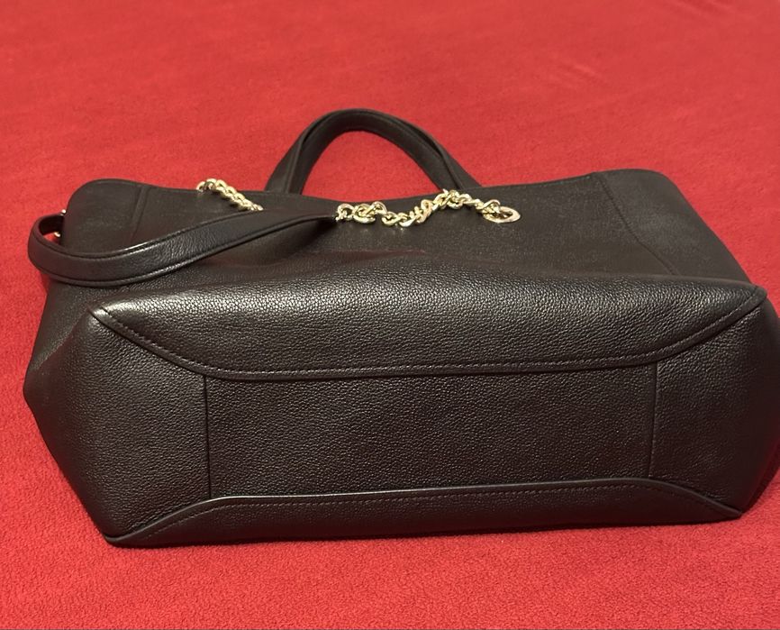 Kate Spade NWT Large Infinite Triple Compartment Tote Black Leather