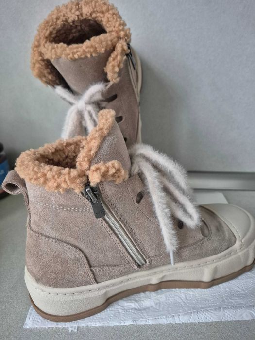 Дамски зимни кецове ,естествен велур N 38