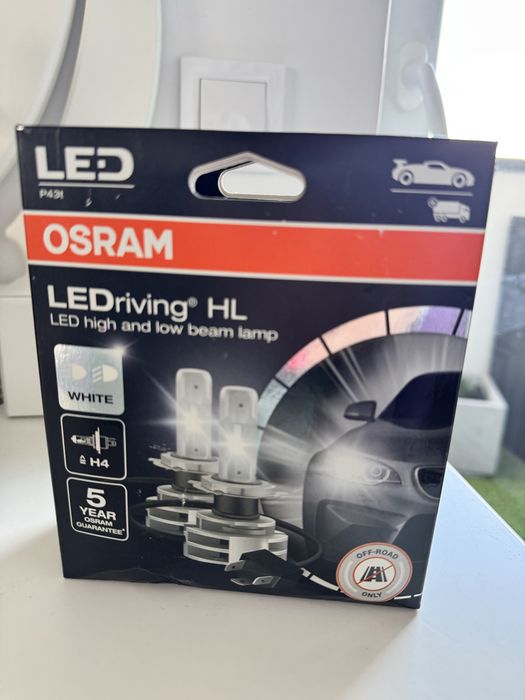 Set 2 Buc Led Osram H4 12V / 24V 14W P43T LEDriving HL Alb 6000K 9726CW