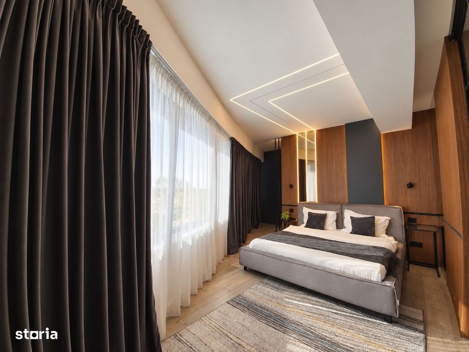 Apartament 2 camere, ultrafinisat, etaj 15, panorama asupra orasului
