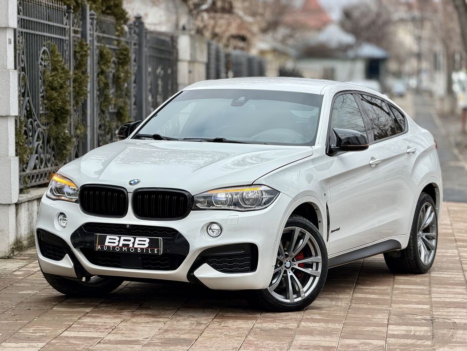 • Bmw X6 2016 / 3.0 Diesel / M Packet / Alb Perlat - Parc Auto • Rate
