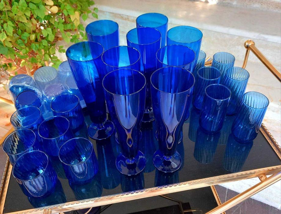 Чаши бутилка за ракия за шампанско сладолед чай, пепелник звезда Давид