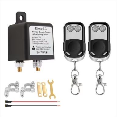 RF безжичен превключвател с 2 дистанционни – 433 MHz, DC 5-30V, 10A