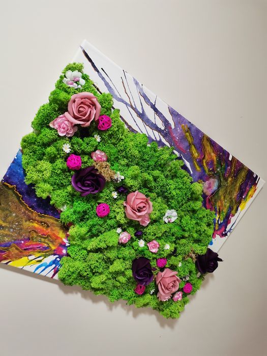 Индивидуални пана ,картини,подаръчета със скандинавски мъх