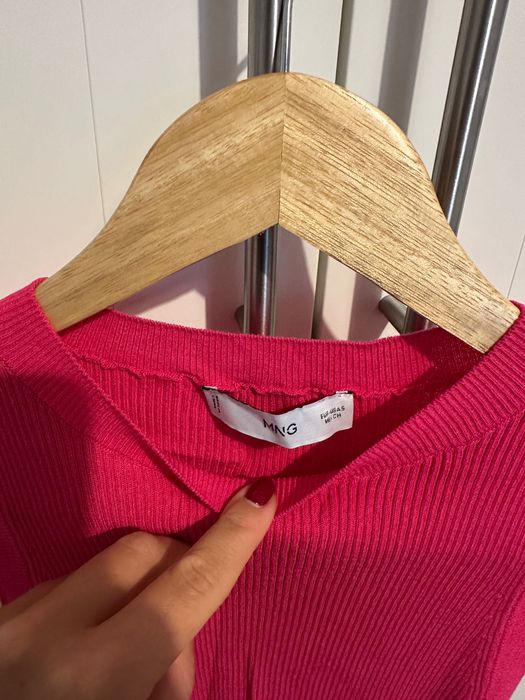 Bluză, Mango, roz, femei, mărimea S