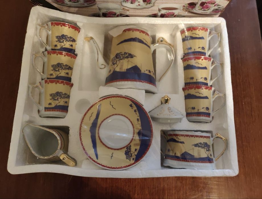 Set ceai fine porcelain nou
