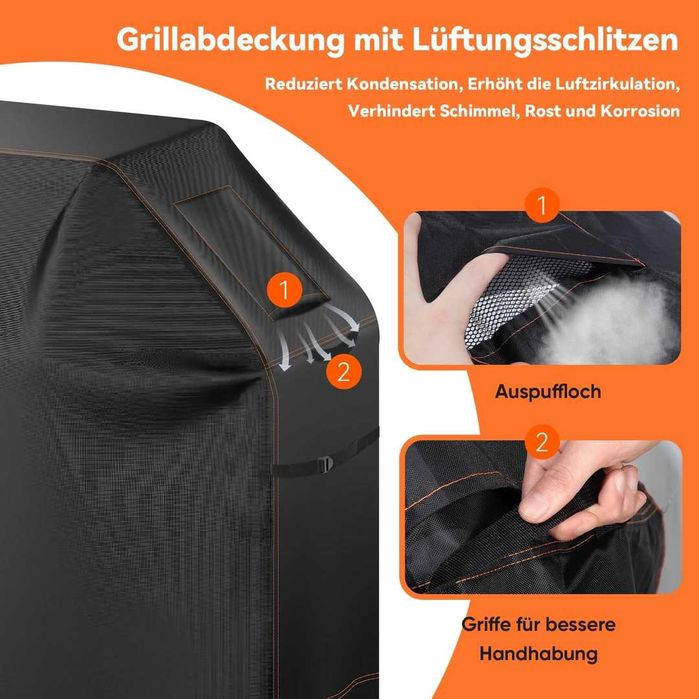 Husa impermeabila gratare  145x61x115cm