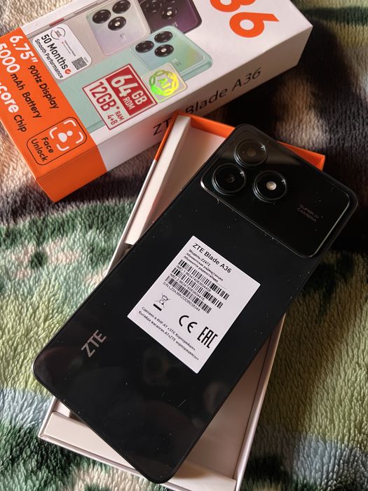 Смартфон ZTE A36 новый