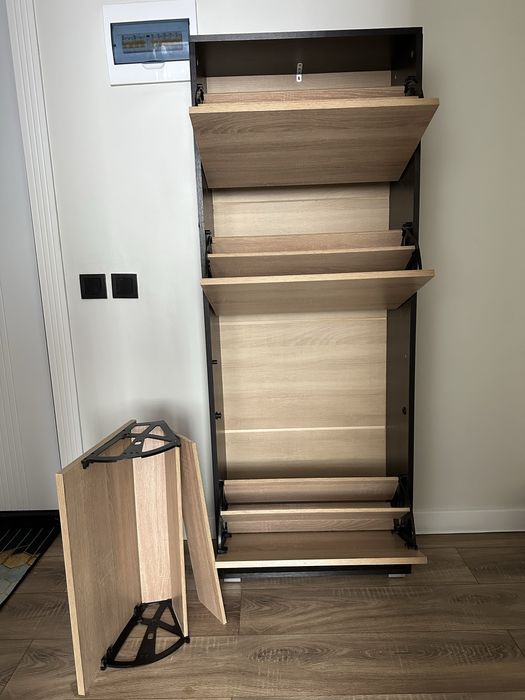 Обувница шкаф комбинированный