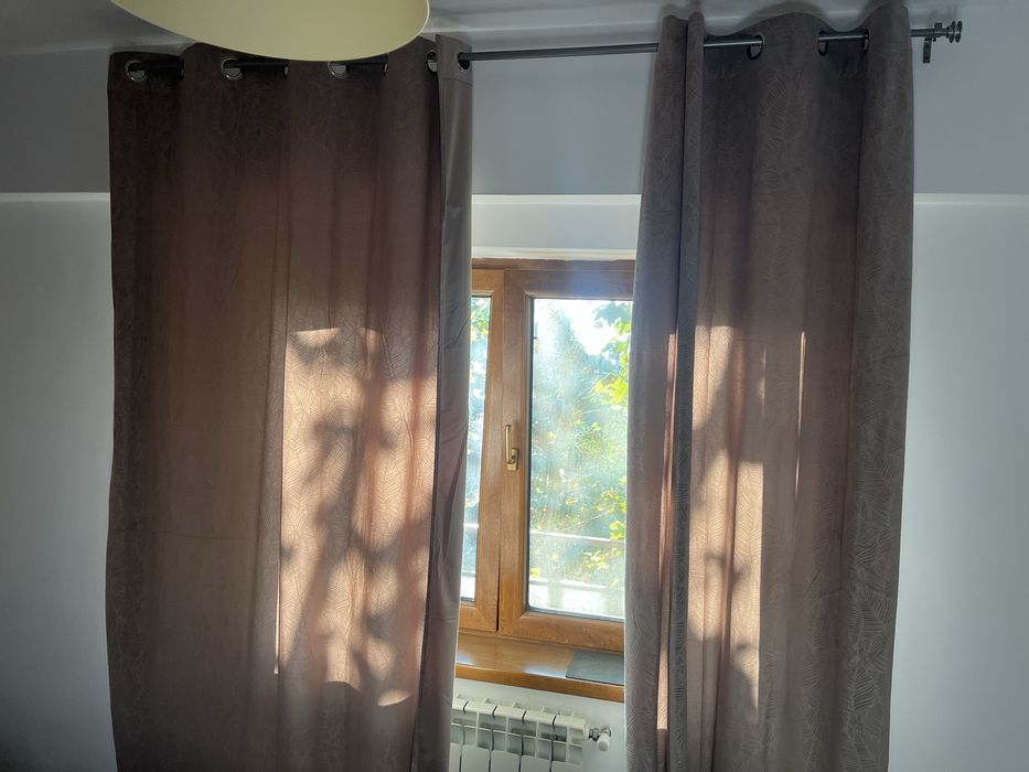 4 seturi Draperii gri de catifea