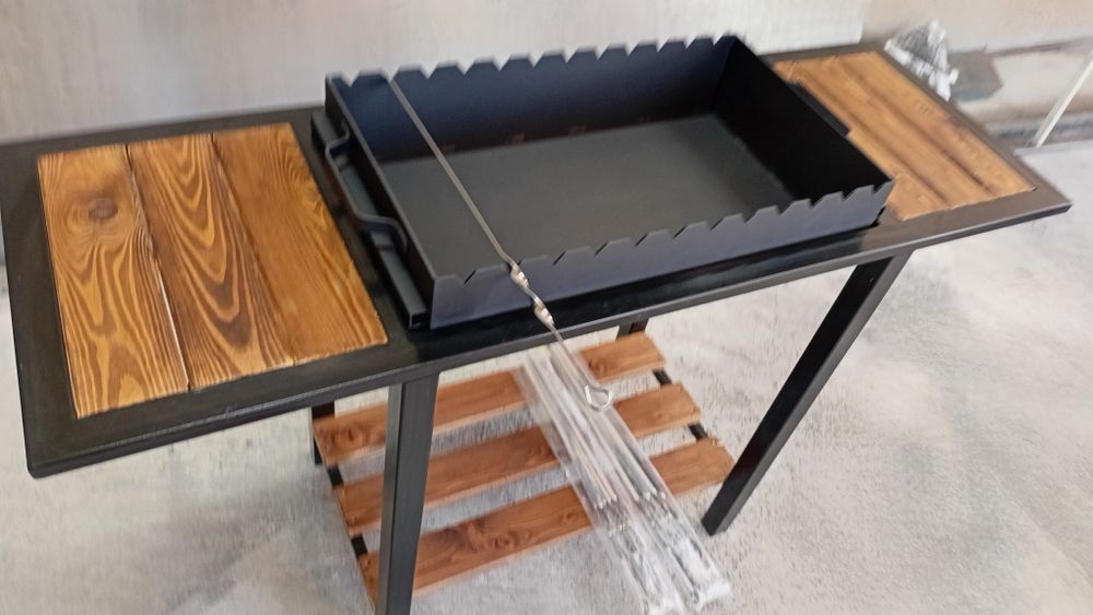 Мангал в стиле лофт