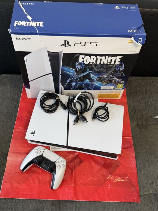 КАТО НОВ Sony Playstation 5 Slim Technopolis Гаранция 2026г PS5 White