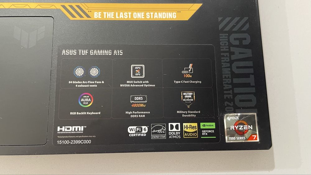 Asus tuf gaming A15 RTX 4050