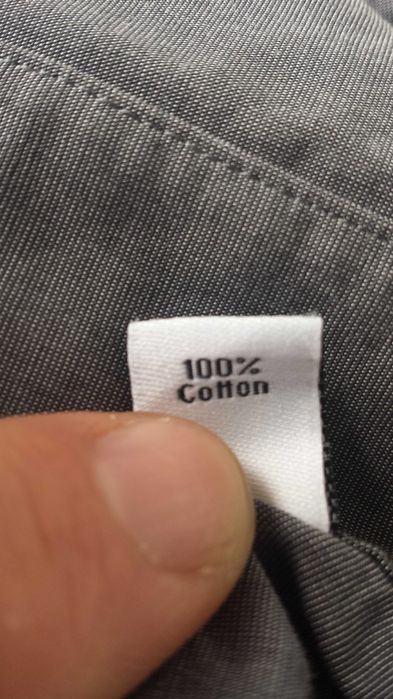 Оригинална памучна риза Calvin Klein Regular Fit (размер L)