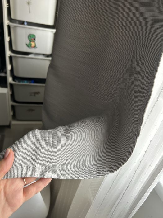 Draperii Ikea  gri/noi