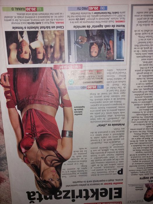 Revista Evenimentul Tv cu Andreea Banica Blondy pe coperta