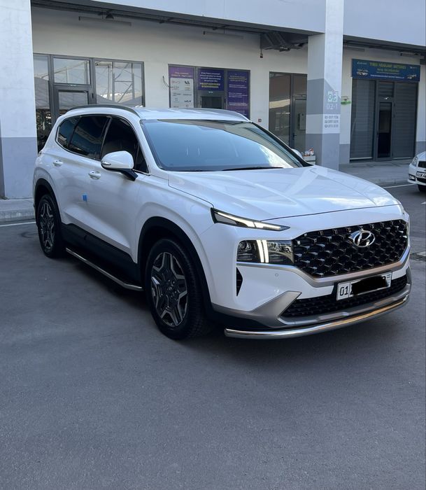 Hyundai santafe 2021 oq rang 2.5 mator toza