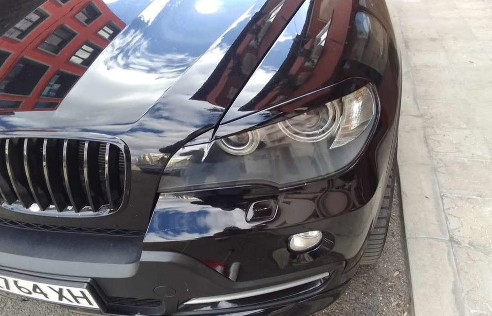 Вежди за фарове за BMW X5 E70 БМВ Х5 Е70 черни пиано лак