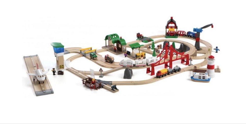 Дървен комплект Brio Railway World  Deluxe Set