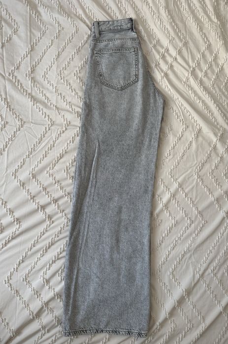 Дамски дънки Bershka 32 номер, wide leg