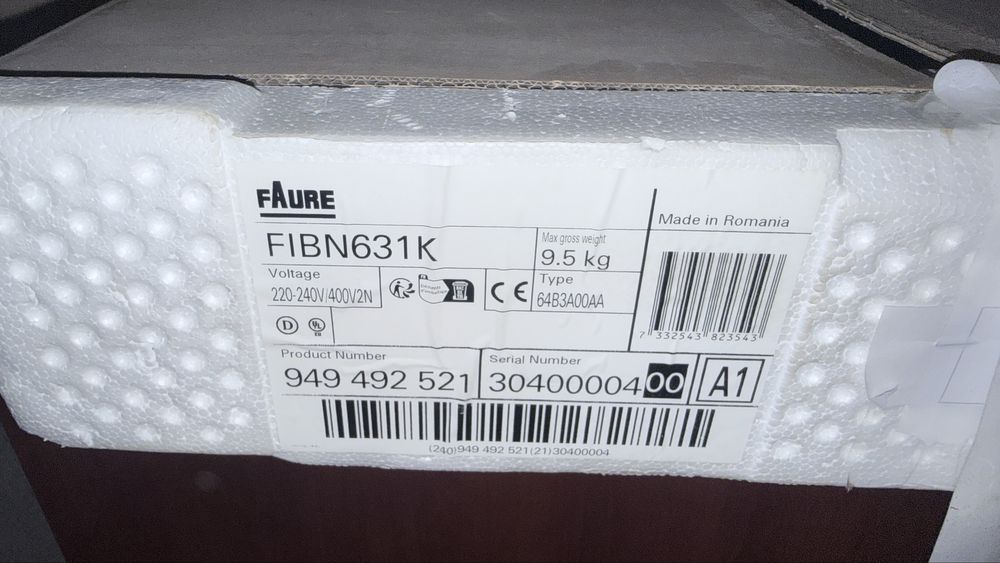 Plita cu inductie FAURE (Electrolux) FIBN631K - Noua la cutie