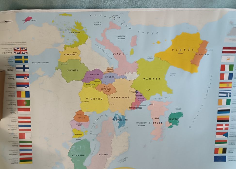 Harta Uniunea Europeana -62x84 cm