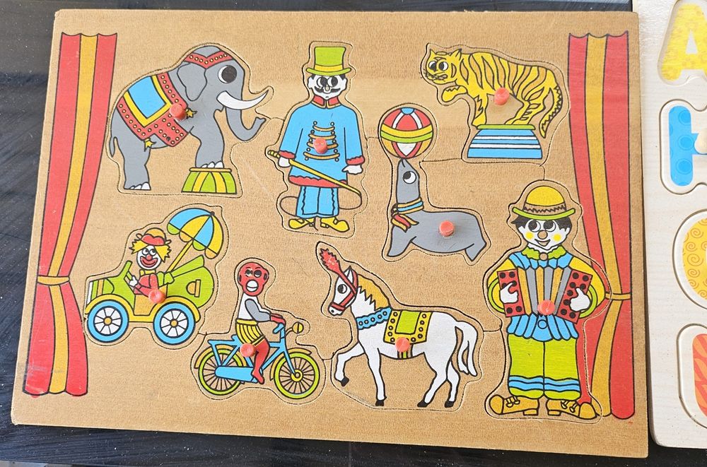 Puzzle din lemn copii