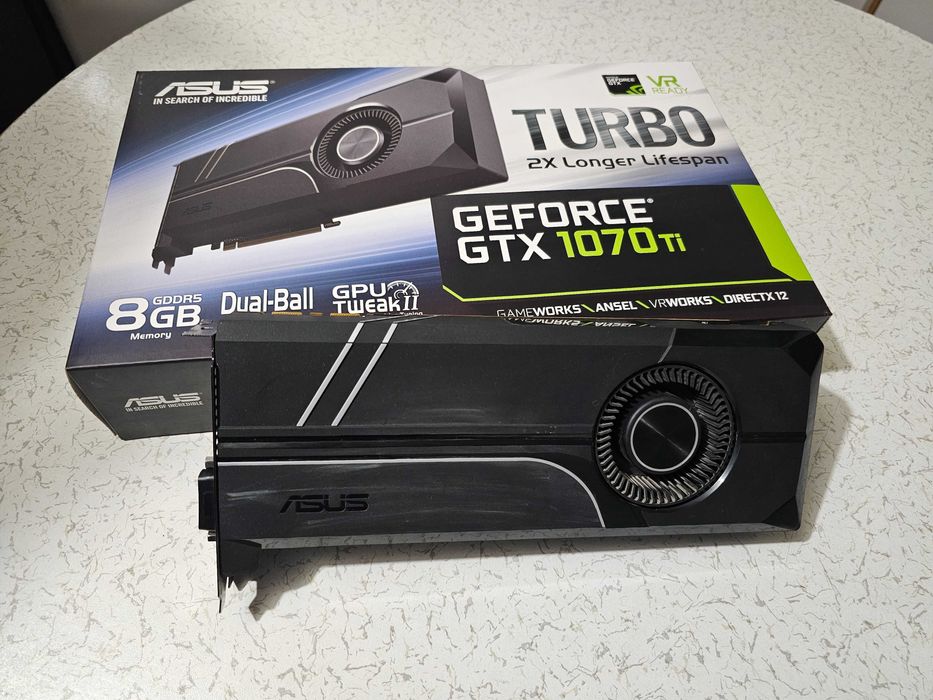 ASUS Turbo GTX 1070 Ti 8GB (TURBO-GTX1070TI-8G) – 256-bit, GDDR5