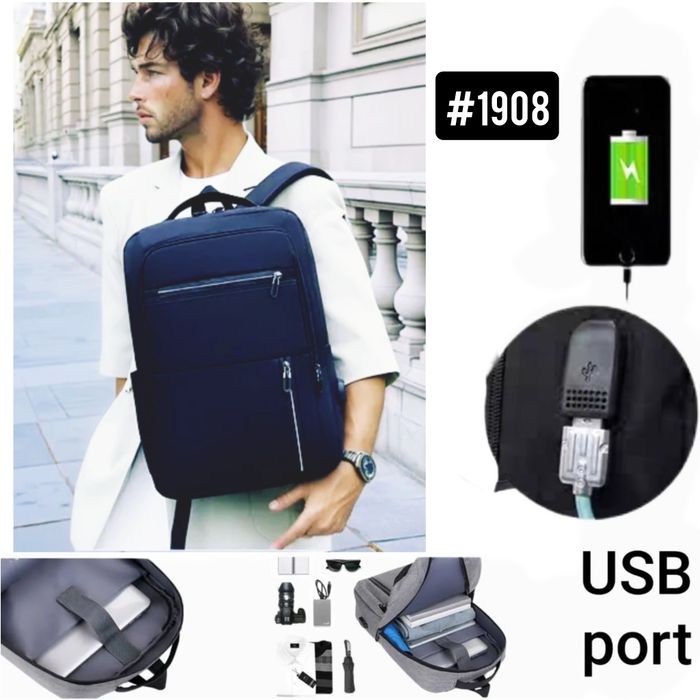 Сумка - рюкзак для ноутбука USB port. Sumka - Ryukzak Noutbuk uchun.