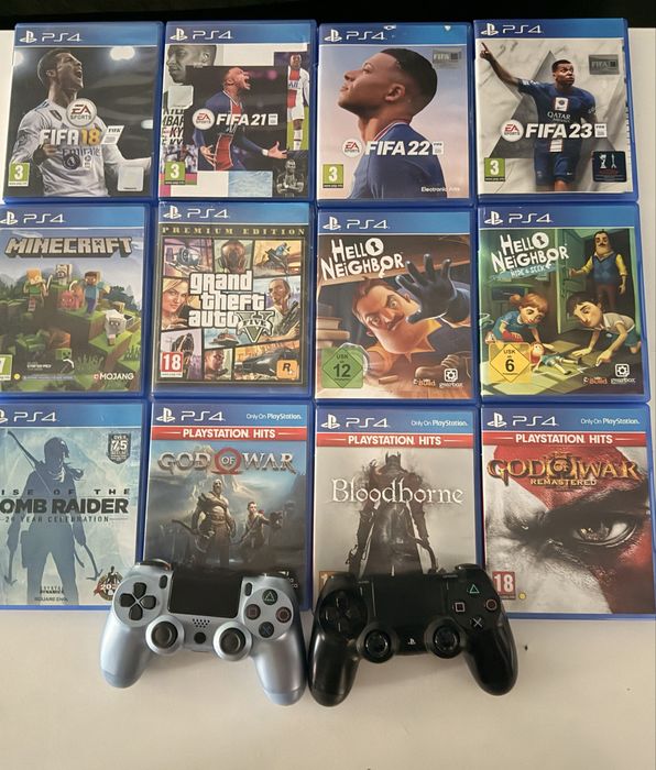 Игри за Playstation 4 + 2 бр джойстици