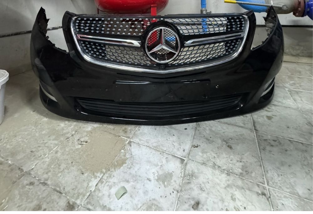 Передний бампер на V class, Vito