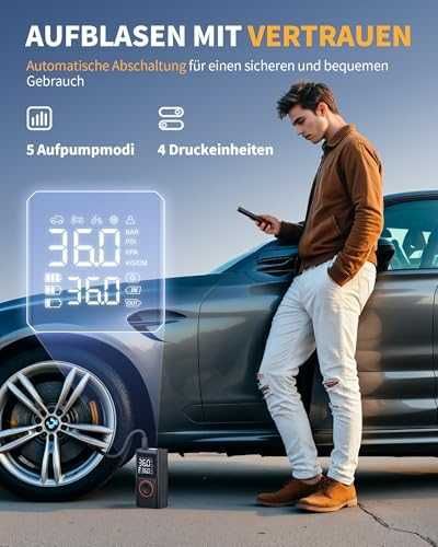 Безжична електрическа помпа 150 PSI с батерия