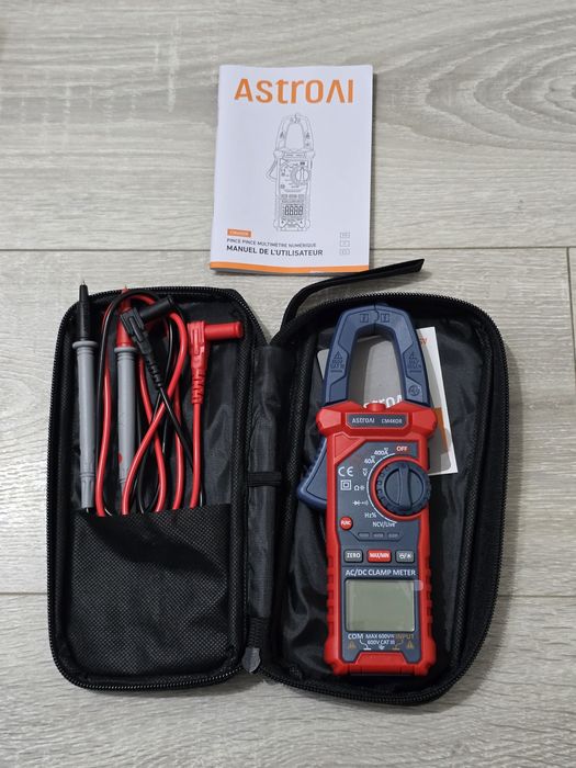 Multimetru Clește AstroAI TRMS – NCV, Automat, Profesional