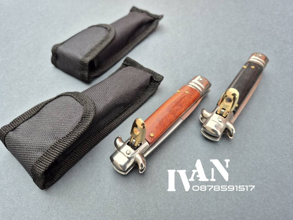 Италиански автоматичен ножStiletto-"leverletto by Bill Deshivs