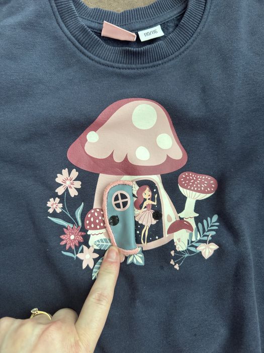 Ватирани топли блузки 110/116