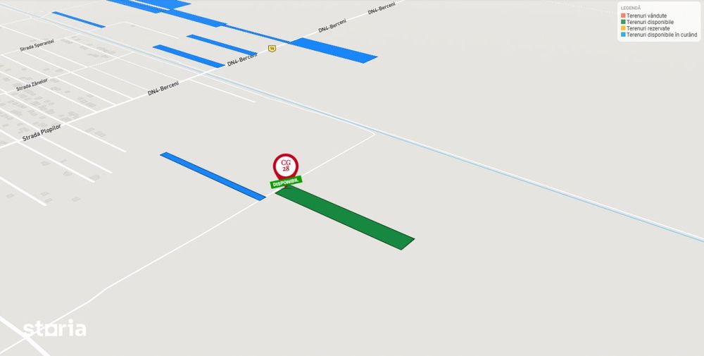 Teren Investitional 1,24 ha Com Berceni | deschidere 42ml | #CG28