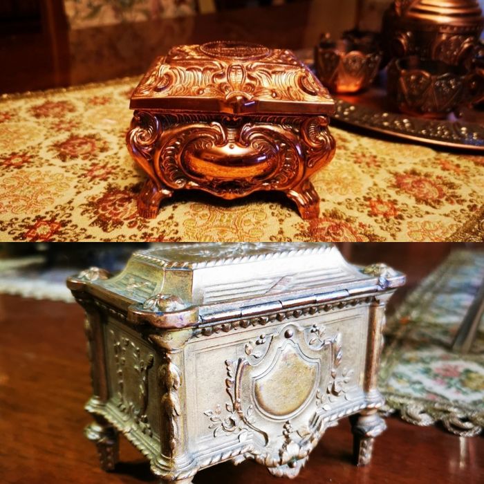 Vand cutie bijuterii din cupru model deosebit!!