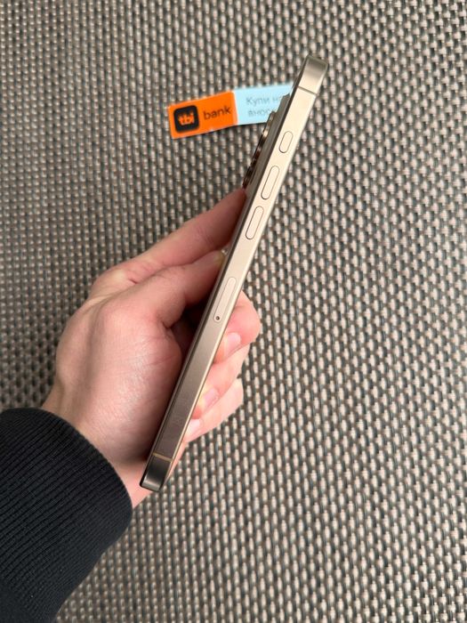 iPhone 16 Pro MAX * Лизинг от 29€/мес * Desert Titanium 256Gb златист с Гаранция и опция на изплащане!