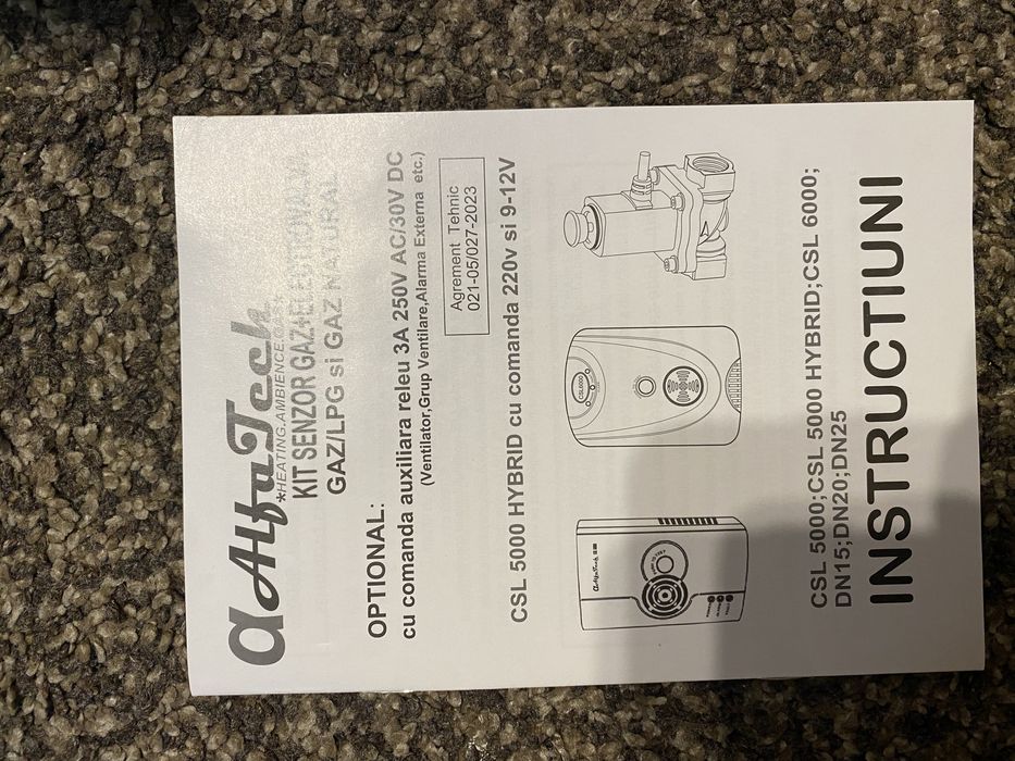 Senzor Detector Gaze CSL5000-AlfaTech