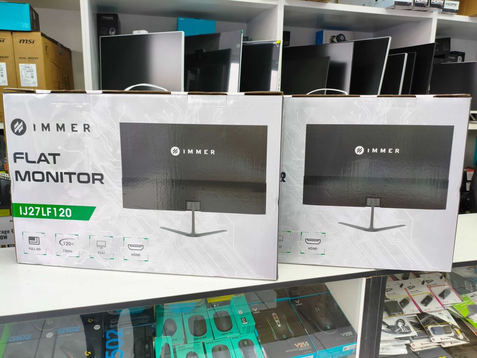 Монитор Immer 27" 120hz IPS FullHD 1920x1080, VGA+HDMI НОВЫЙ