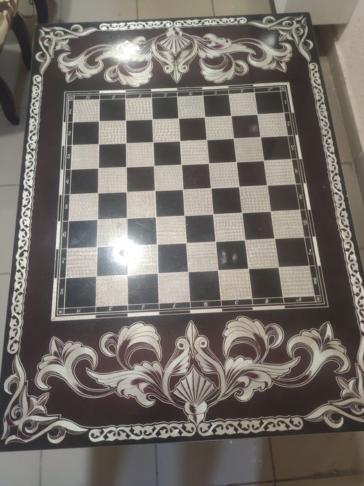 Шахматный стол ручная работа