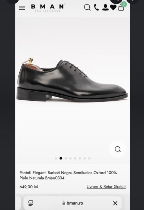 Pantofi eleganti Bman