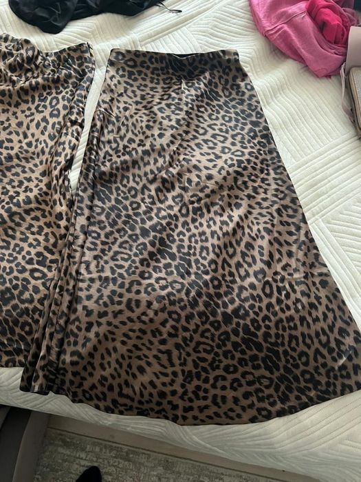 Юбка леопард на резинке!